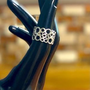 Sterling Silver Bubble Ring
